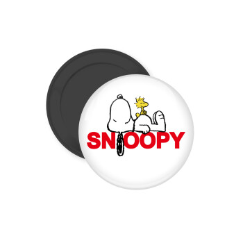 Snoopy sleep, Μαγνητάκι ψυγείου στρογγυλό διάστασης 5cm