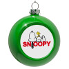 Green Christmas tree ornament bauble 8cm