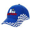 Adult Ultimate BLUE RACING Cap, (100% COTTON DRILL, ADULT, UNISEX, ONE SIZE)