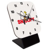 Quartz Wooden table clock (10cm)