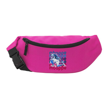 Kylian Mbappé, Unisex waist bag (banana) in PINK color with 2 pockets