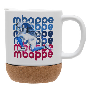 Kylian Mbappé, Ceramic coffee mug Cork (MAT), 330ml (1pcs)