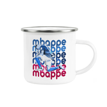 Kylian Mbappé, Metallic enamel cup white 360ml