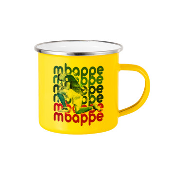 Kylian Mbappé, Yellow Enamel Metallic Cup 360ml