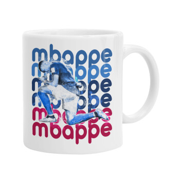 Kylian Mbappé, Ceramic coffee mug, 330ml (1pcs)