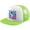 Adult Soft Trucker Hat with Mesh GREEN/WHITE (POLYESTER, ADULT, ONE SIZE)