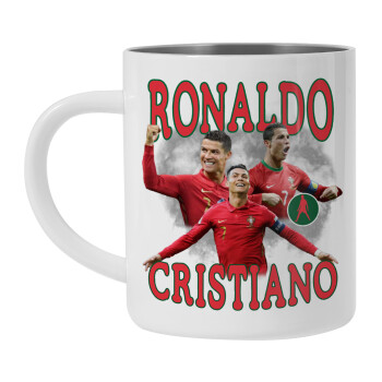 Cristiano Ronaldo, Mug Stainless steel double wall 450ml