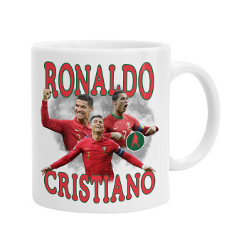 Cristiano Ronaldo, Ceramic coffee mug, 330ml (1pcs)