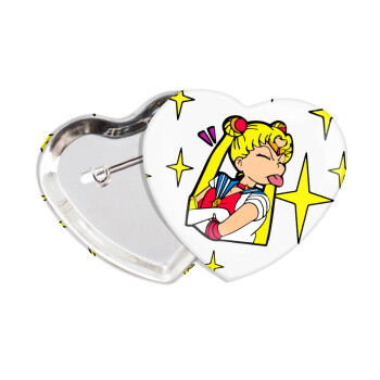 Sailor Moon, Κονκάρδα παραμάνα καρδιά (57x52mm)
