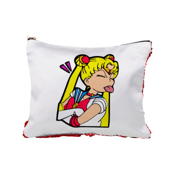 Sailor Moon, Red sequin cosmetic bag