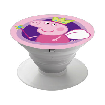 Peppa pig Queen, Phone Holders Stand  White Hand-held Mobile Phone Holder