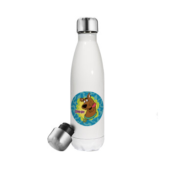 Scooby Doo, Metal mug thermos White (Stainless steel), double wall, 500ml