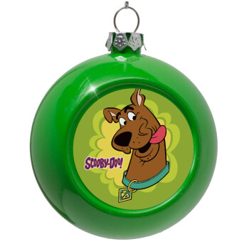 Scooby Doo, Green Christmas tree ornament bauble 8cm