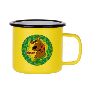 Scooby Doo, Metallic enamel MATT Yellow cup 360ml