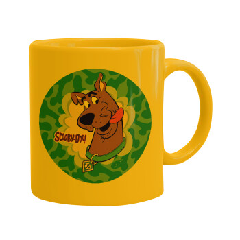 Scooby Doo, Ceramic coffee mug yellow, 330ml (1pcs)