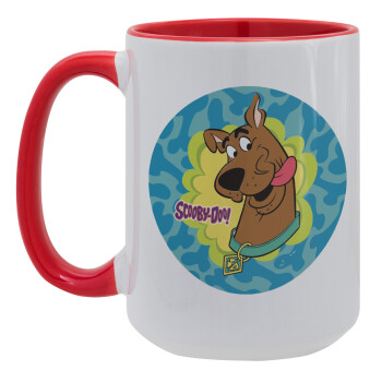 Scooby Doo, Κούπα Mega 15oz, κεραμική Κόκκινη, 450ml