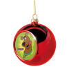 Christmas tree ball Red 8cm