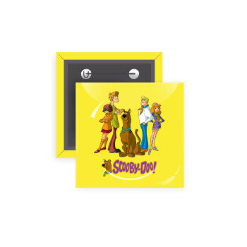 Scooby Doo Characters, Κονκάρδα παραμάνα τετράγωνη 5x5cm