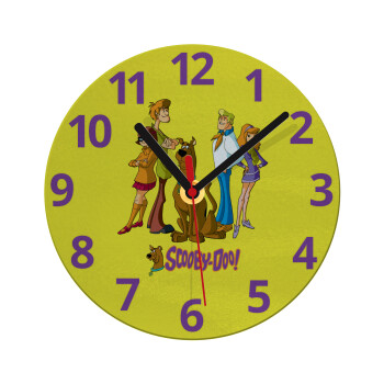 Scooby Doo Characters, Ρολόι τοίχου γυάλινο (20cm)
