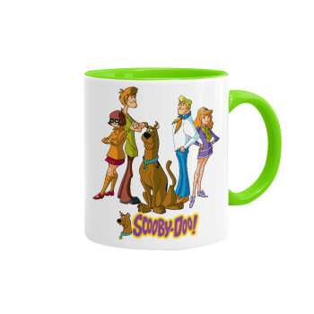 Scooby Doo Characters, Mug colored light green, ceramic, 330ml
