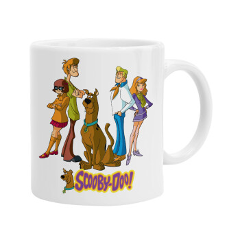 Scooby Doo Characters, Ceramic coffee mug, 330ml (1pcs)