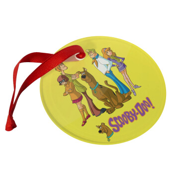 Scooby Doo Characters, Christmas ornament glass 9cm