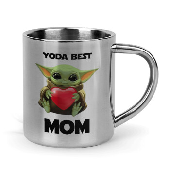 Yoda Best mom, Mug Stainless steel double wall 300ml