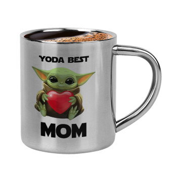 Yoda Best mom, Κουπάκι μεταλλικό διπλού τοιχώματος για espresso (220ml)