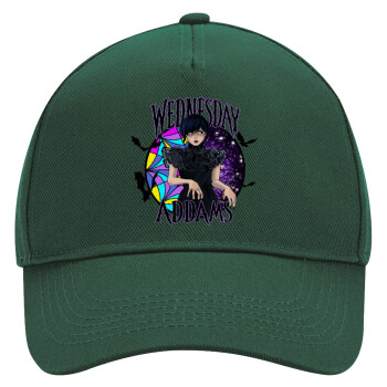 Wednesday Jenna Ortega, Adult Ultimate Hat GREEN, (100% COTTON DRILL, ADULT, UNISEX, ONE SIZE)