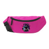 Unisex waist bag (banana) in PINK color with 2 pockets