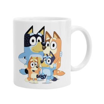 Bluey, Ceramic coffee mug, 330ml (1pcs)