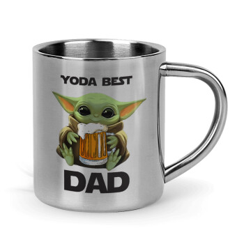 Yoda Best Dad, Mug Stainless steel double wall 300ml