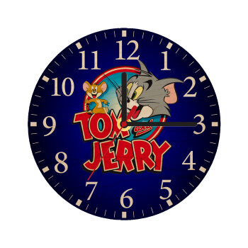 Tom and Jerry, Ρολόι τοίχου ξύλινο plywood (20cm)