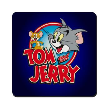 Tom and Jerry, Τετράγωνο μαγνητάκι ξύλινο 9x9cm