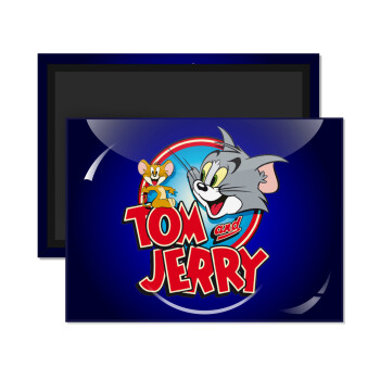 Tom and Jerry, Ορθογώνιο μαγνητάκι ψυγείου διάστασης 9x6cm