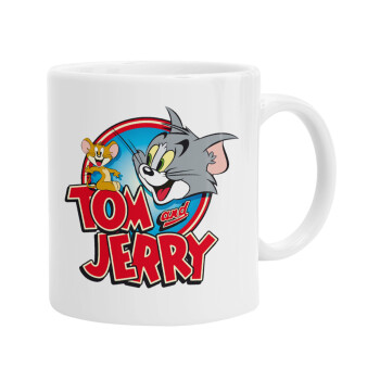 Tom and Jerry, Ceramic coffee mug, 330ml (1pcs)