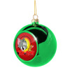 Green Christmas tree ornament ball 8cm