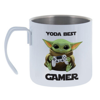 Yoda Best Gamer, Mug Stainless steel double wall 400ml