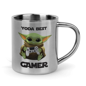 Yoda Best Gamer, Mug Stainless steel double wall 300ml