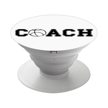 Basketball Coach, Phone Holders Stand  White Hand-held Mobile Phone Holder