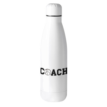 Basketball Coach, Μεταλλικό παγούρι θερμός (Stainless steel), 500ml