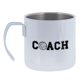 Volleyball Coach, Mug Stainless steel double wall 400ml