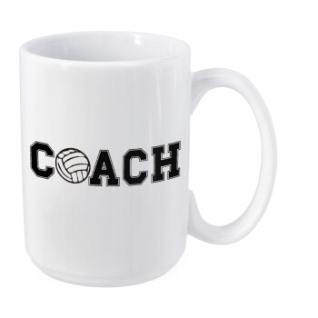 Volleyball Coach, Κούπα Mega, κεραμική, 450ml