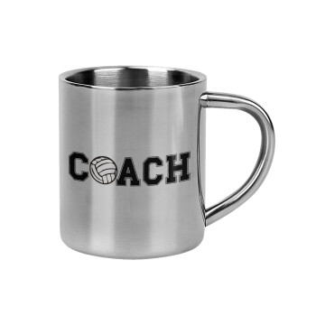 Volleyball Coach, Mug Stainless steel double wall 300ml