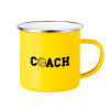 Yellow Enamel Metallic Cup 360ml