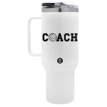 Volleyball Coach, Mega Stainless steel Tumbler with lid, double wall 1,2L
