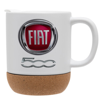 FIAT 500, Ceramic coffee mug Cork (MAT), 330ml (1pcs)