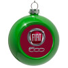 Green Christmas tree ornament bauble 8cm