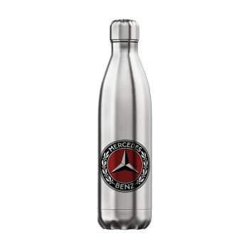 Mercedes vintage, Μεταλλικό παγούρι θερμός Inox (Stainless steel), διπλού τοιχώματος, 750ml