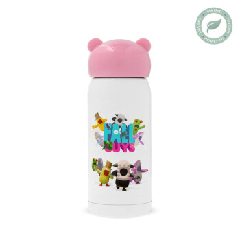 FALL GUYS, Pink stainless steel thermal flask, 320ml